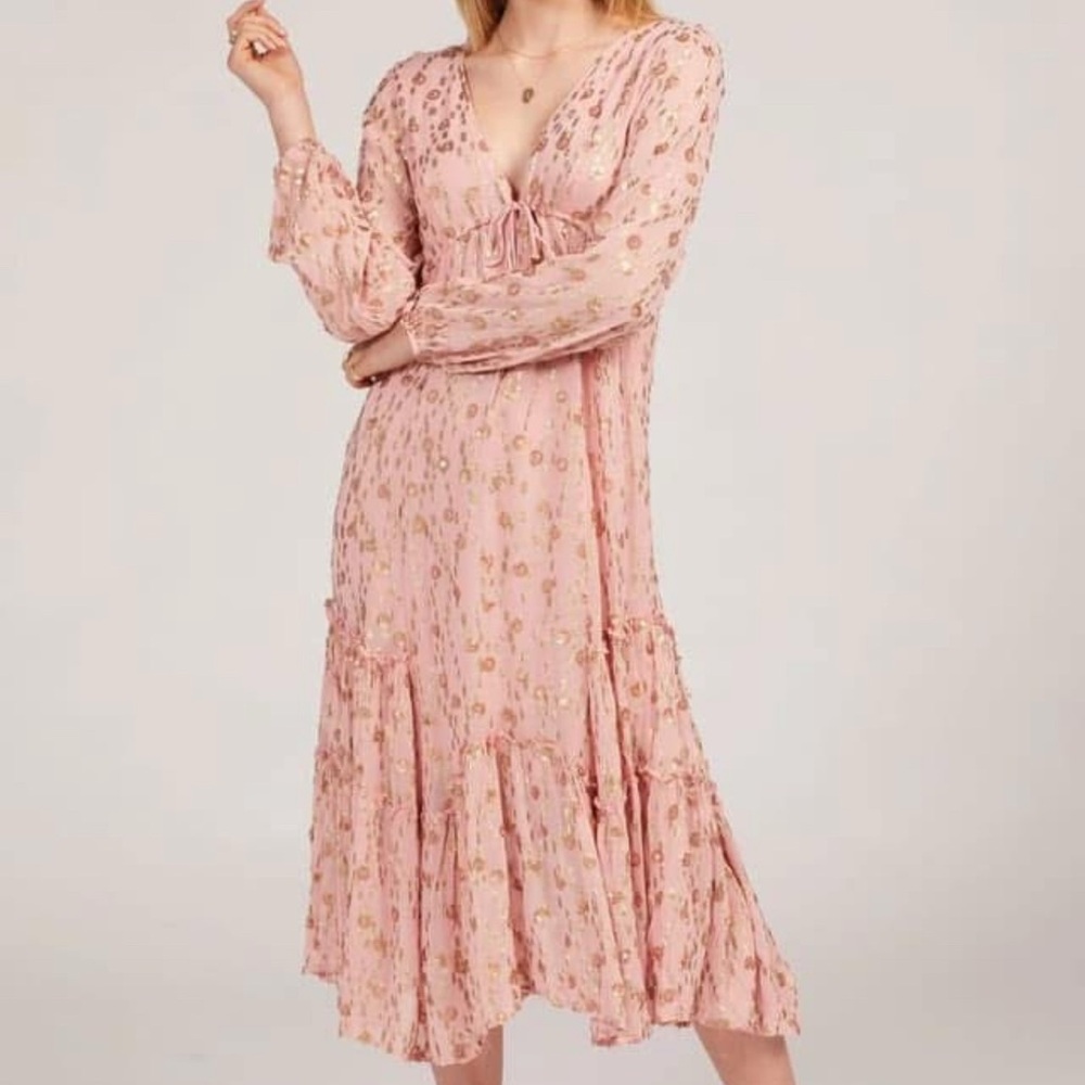 Free People Celina Midi Dress NWOT